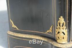 Bahut Napoléon III marqueterie Boulle & registre de bronze doré XIXème