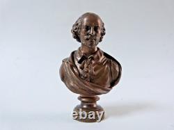 Barbedienne sceau cachet buste de Shakespeare en bronze