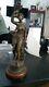 Belle Statuette Coup De Soleil Par Ferrand Regule Patine Bronze France Xix Em T
