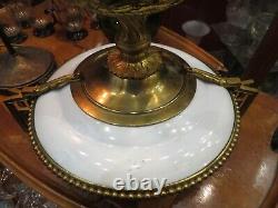 Belle ancienne coupe porcelaine chinoise canton XIXe napoleon III bronze doré