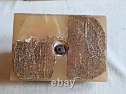 Boite A Dent De Lait Coffret Bronze Dore Livre 4 Souris Albatre Napoleon III