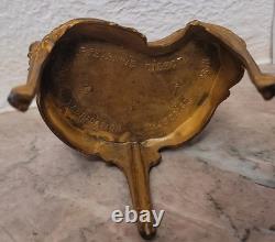 Boîte à Bijoux Rognon Bronze Doré Orfèvrerie Dilecta Époque Napoléon III #BUF