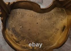 Boîte à Bijoux Rognon Bronze Doré Orfèvrerie Dilecta Époque Napoléon III #BUF