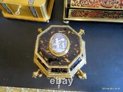Boite à bijoux en Bronze et écaille Boulle Epoque Napoléon III
