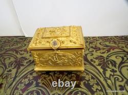 Boite en Bronze doré Epoque Napoléon III Boulle