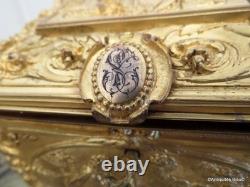 Boite en Bronze doré Epoque Napoléon III Boulle