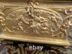 Boite en Bronze doré Epoque Napoléon III Boulle