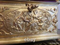 Boite en Bronze doré Epoque Napoléon III Boulle
