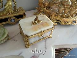 Boite en Onyx et Bronze Epoque Napoléon III