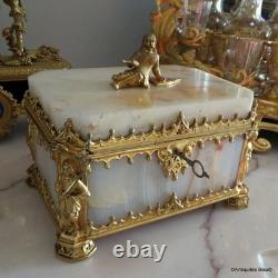 Boite en Onyx et Bronze Epoque Napoléon III