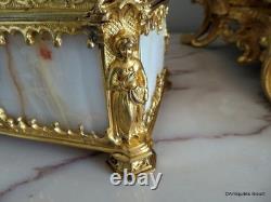Boite en Onyx et Bronze Epoque Napoléon III