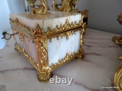 Boite en Onyx et Bronze Epoque Napoléon III