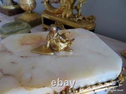 Boite en Onyx et Bronze Epoque Napoléon III