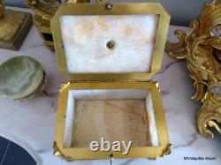 Boite en Onyx et Bronze Epoque Napoléon III