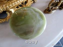 Boite ronde en Onyx et Bronze Epoque Napoléon III