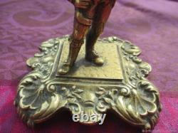 Bougeoir Ancien Prince Bronze XIX siècle France