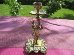 Bougeoir Ancien Prince Bronze XIX siècle France