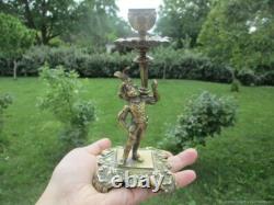 Bougeoir Ancien Prince Bronze XIX siècle France
