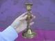 Bougeoir Ancien Rocaille Bronze 19&egrave;me Si&egrave;cle