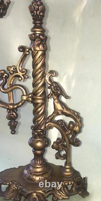 Bougeoir de bureau en bronze 19èmè, dragon, Chine ou Napoléon III