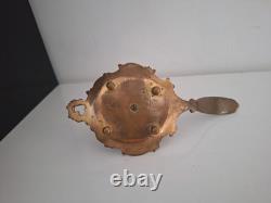 Bougeoir émaux Cloisonné Bronze époque Napoléon III Chandelier, Ancien XIXe