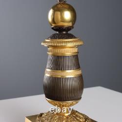 Bougeoirs Anciens Style Napoléon III Bronze du XXe Siècle Originaux