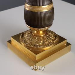 Bougeoirs Anciens Style Napoléon III Bronze du XXe Siècle Originaux