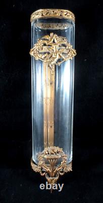 Bouquetière de voiture / calèche CRISTAL & BRONZE -Napoléon III 1900 n°2
