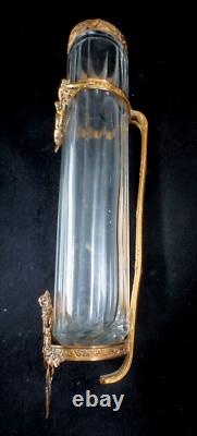 Bouquetière de voiture / calèche CRISTAL & BRONZE -Napoléon III 1900 n°2