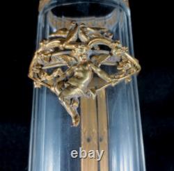 Bouquetière de voiture / calèche CRISTAL & BRONZE -Napoléon III 1900 n°2