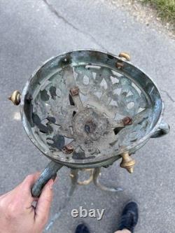 Brasero Pied de Lampe Bronze Empire XIXeme Napoléon III Ancien