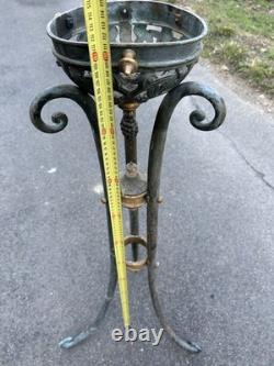 Brasero Pied de Lampe Bronze Empire XIXeme Napoléon III Ancien