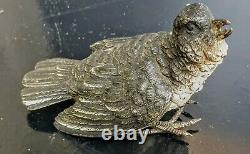 Bronze De Vienne Polychrome Oiseau Vienna Bird Xixeme