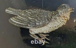 Bronze De Vienne Polychrome Oiseau Vienna Bird Xixeme