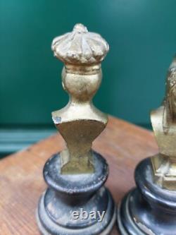 Bronze Doré Jean qui rit Jean qui pleure Napoléon III