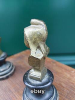 Bronze Doré Jean qui rit Jean qui pleure Napoléon III