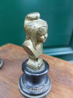 Bronze Doré Jean qui rit Jean qui pleure Napoléon III