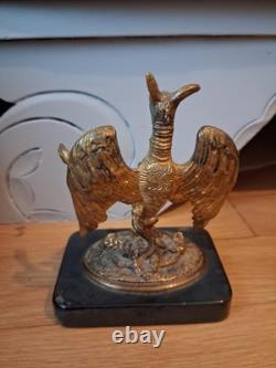 Bronze Doré sculpture Chimère demon Diable dragon XIXème Napoléon III