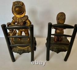 Bronze de Vienne 19Eme scène enfantine sculpture Figurine Collection Miniatures