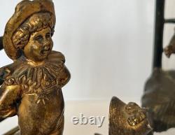 Bronze de Vienne 19Eme scène enfantine sculpture Figurine Collection Miniatures