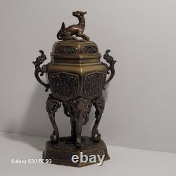 Brule Parfum Bronze Ancien Chine Asie XIXÈME