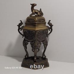 Brule Parfum Bronze Ancien Chine Asie XIXÈME
