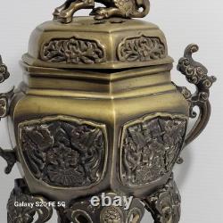 Brule Parfum Bronze Ancien Chine Asie XIXÈME