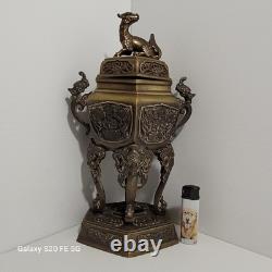 Brule Parfum Bronze Ancien Chine Asie XIXÈME