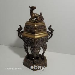 Brule Parfum Bronze Ancien Chine Asie XIXÈME