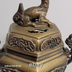 Brule Parfum Bronze Ancien Chine Asie XIXÈME