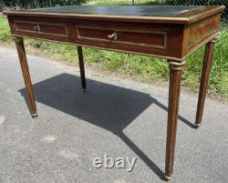 Bureau Louis XVI Acajou Bronze XVIII-XIXeme Empire Restauration Napoléon III