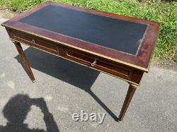 Bureau Louis XVI Acajou Bronze XVIII-XIXeme Empire Restauration Napoléon III