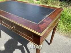 Bureau Louis XVI Acajou Bronze XVIII-XIXeme Empire Restauration Napoléon III