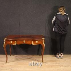Bureau ancien époque Napoléon III meuble bronze 19ème siècle table